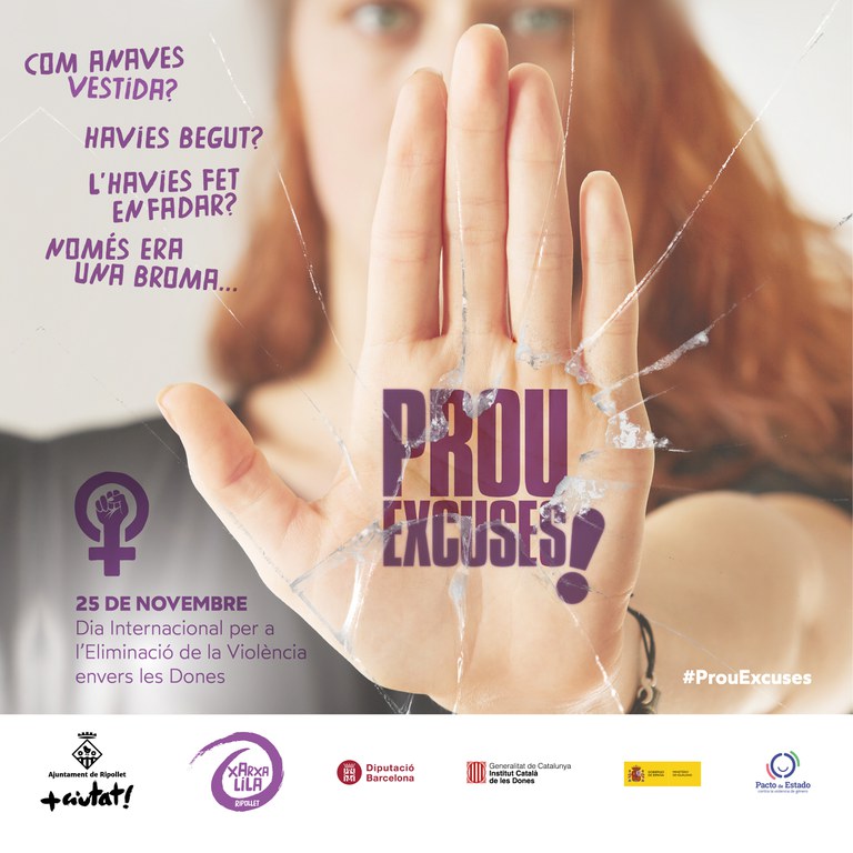 Ripollet exigeix "Prou excuses!" a la violència que pateixen les dones