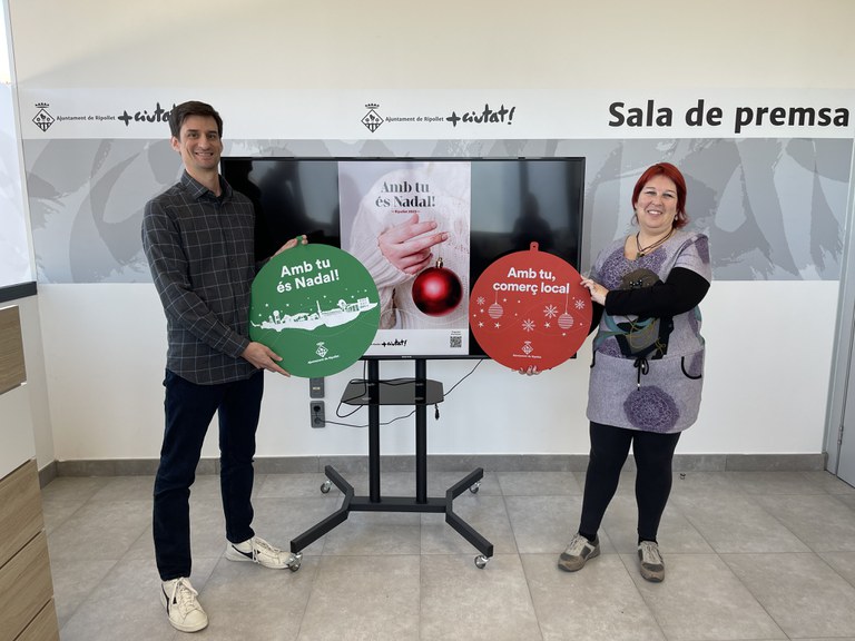 Ripollet presenta la campanya de Nadal amb el lema "Amb tu és Nadal!"