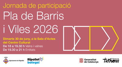 Jornada de participació Pla de Barris..