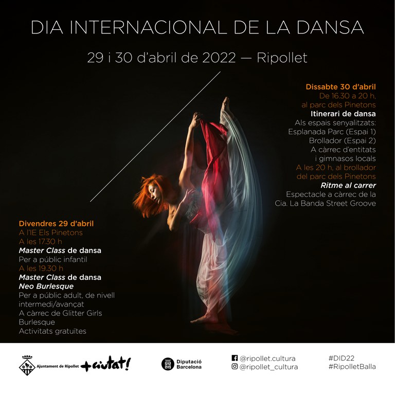Ripollet se suma a la celebració del Dia Internacional de la Dansa