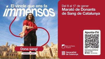 Ripollet se suma a la Marató de 2026 que preveu més d’un centenar de campanyes de donació de sang arreu del territori.