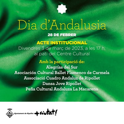 Ripollet se suma un any més a la celebració del Dia d’Andalusia.
