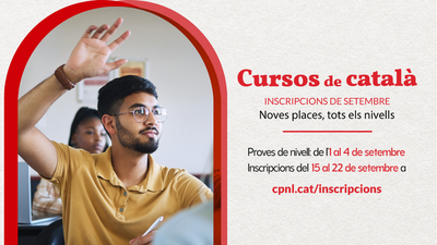 S’obre el període d’inscripcions als cursos de català del CPNL, del nivell A1 al C2.