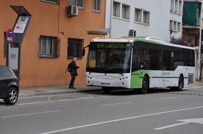S’incrementen els viatges de la línia de bus exprés (e4) els dissabtes feiners