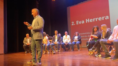 Tirado postula els socialistes per “recuperar l’orgull de ser de Ripollet”.