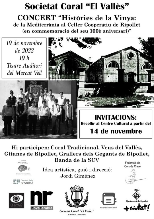 Un espectacle amb un gran desplegament artístic commemora el centenari del Celler Cooperatiu