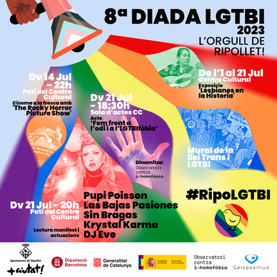 8a Diada LGTBI ‘L’Orgull de Ripollet!’.