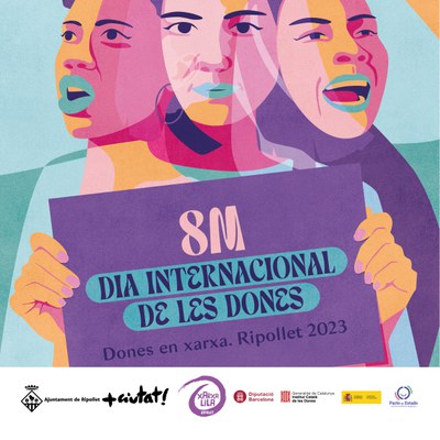 Ripollet fa una crida a enfortir i ampliar la xarxa de dones pel 8M.