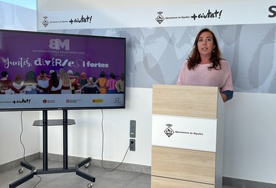 La interseccionalitat, nou eix en la reivindicació del 8M a Ripollet.