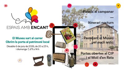 Adaptació del cartell dels Espais amb Encant 2026.