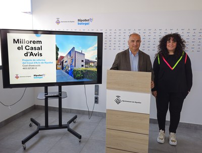 Les obres de millora del Casal d’Avis, a punt de començar.