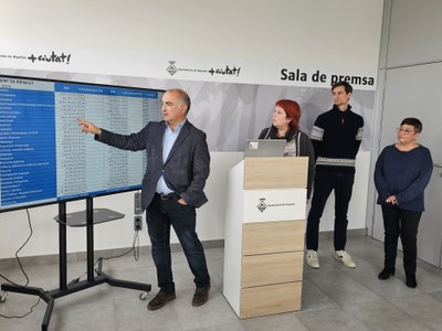 El pressupost municipal de 2024 supera els 61 milions d'euros.