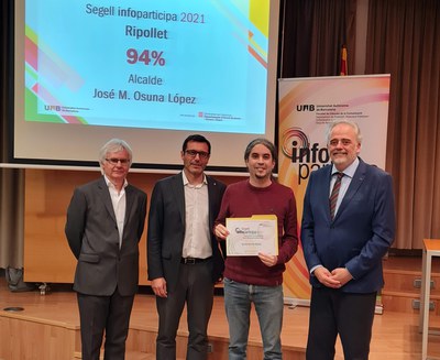 El portal municipal ripollet.cat aconsegueix el segell Infoparticipa.