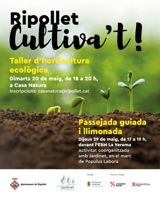Ripollet Cultiva’t fomenta l’horticultura ecològica i el coneixement de la biodiversitat.