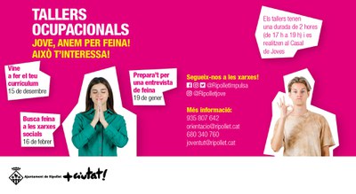 L’Ajuntament endega el nou servei ‘Jove, anem per feina!’.