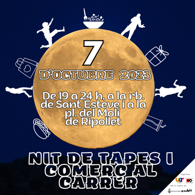 Arriba la tercera edició de la Nit de Tapes i Comerç de Ripollet.