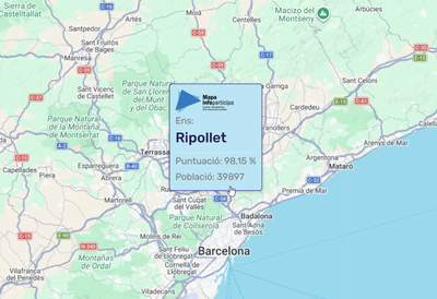 La web municipal millora el seu nivell de transparència i revalida el Segell InfoParticipa amb un 98,15%.